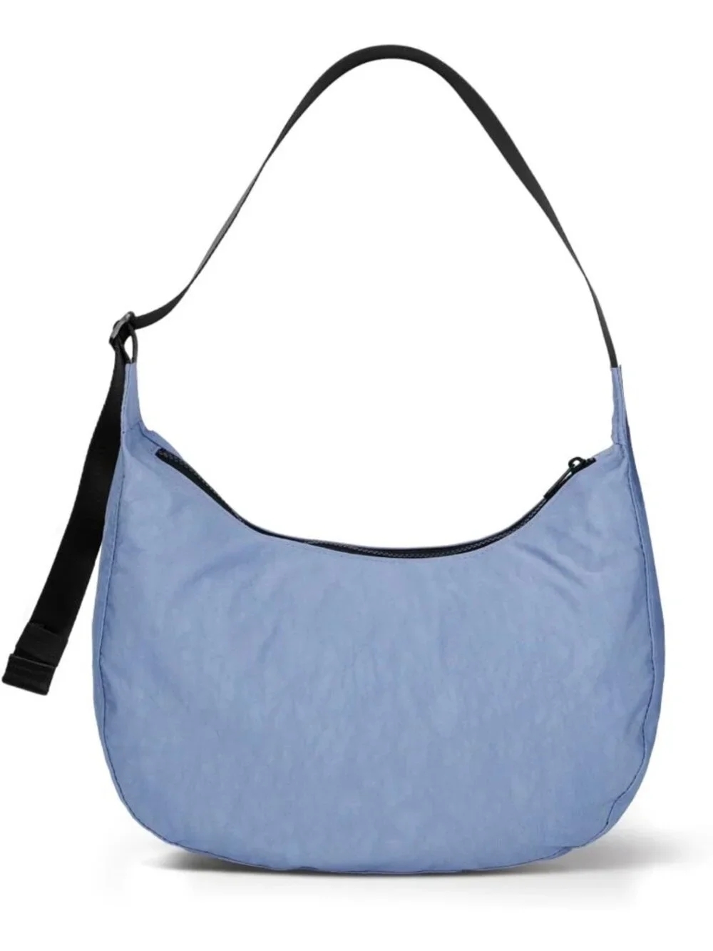 Slouchy Medium Nylon Crossbody Bag | Casual Shoulder Bag with Adjustable Strap